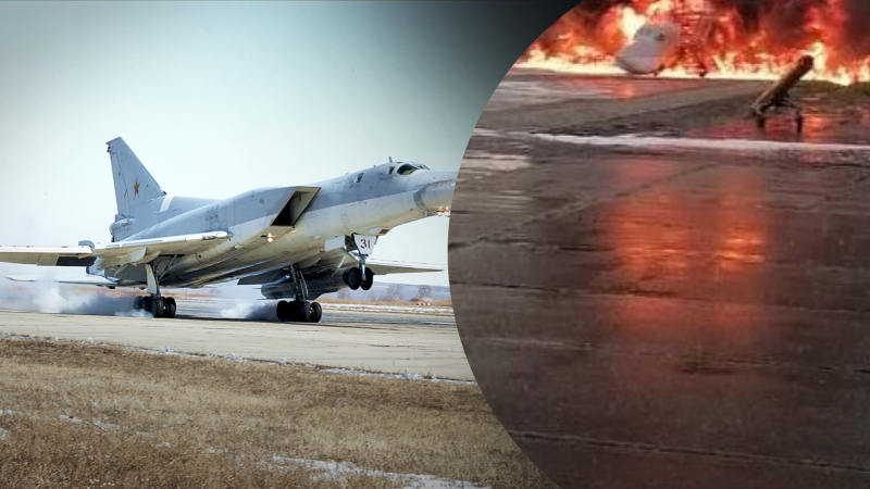 Tutto sta andando secondo i piani: testimoni oculari hanno mostrato un Tu-22M3 in fiamme dopo l'attacco all'aeroporto di Soltsy