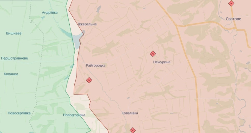 Duri combattimenti per Kleshcheevka e successo parziale vicino ad Andreevka: dati DeepStateMap