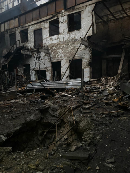La Federazione Russa ha bombardato Kramatorsk di notte: officina meccanica distrutta