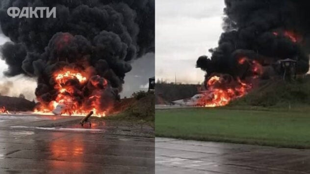 Sono apparse foto di un Tu-22M3 che bombarda l'Ucraina in fiamme all'aeroporto di Soltsy