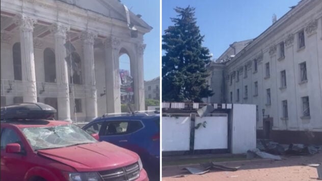 Piazza, politecnico, teatro: i primi video apparsi dopo l'attacco russo a Chernihiv