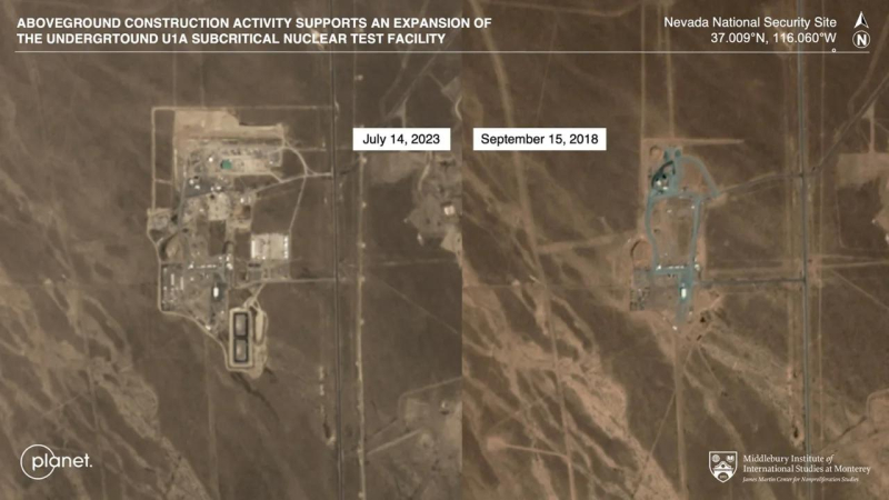  Scavare tunnel e liberare strade: gli Stati Uniti, la Cina e la Federazione Russa sono diventati più attivi nei siti di test nucleari