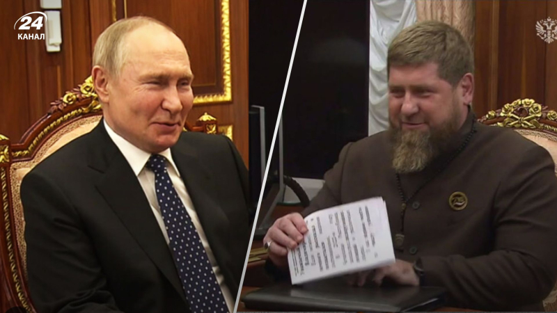 Mani che tremano: Kadyrov è diventato isterico all'incontro con Putin