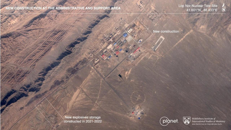 Scavare tunnel e liberare strade : Gli Stati Uniti, la Cina e la Federazione Russa sono diventati più attivi nei siti di test nucleari