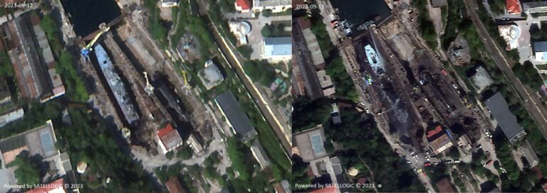 Anche il nastro adesivo non risolverà il problema: a nuova foto del BDK Minsk danneggiato e dei sottomarini