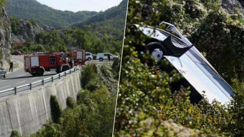 Si è verificato un incidente mortale in Montenegro Incidente d'autobus: ucraini feriti