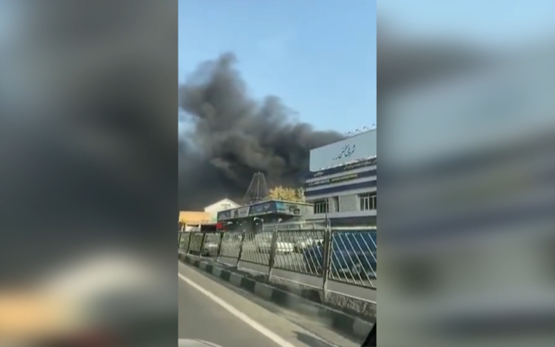 Avvenuto in Iran incendio in una fabbrica del Ministero della Difesa: video