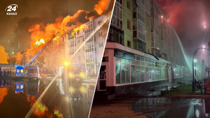 Bruciato come una candela: in russo Tobolsk dopo l'esplosione la casa ha preso fuoco