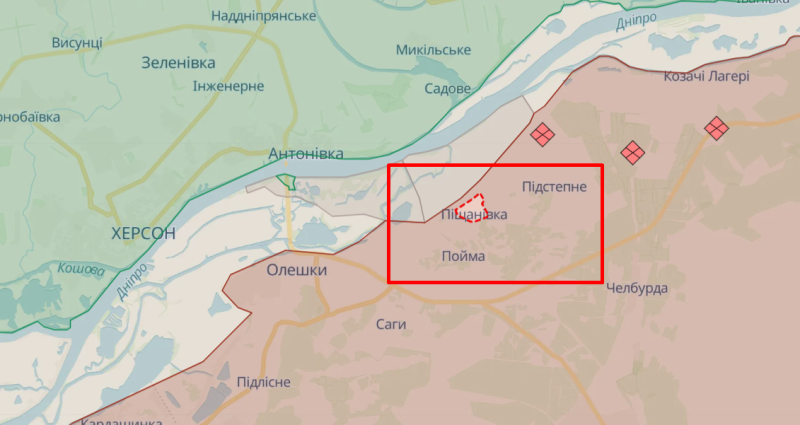 Gli analisti dell'ISW hanno valutato la portata delle operazioni delle forze armate ucraine sulla riva sinistra della regione di Kherson