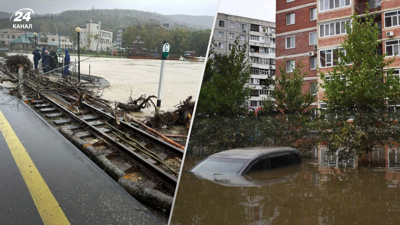 Migliaia di russi senza elettricità, senza auto – sott'acqua: un potente tifone ha colpito Sakhalin