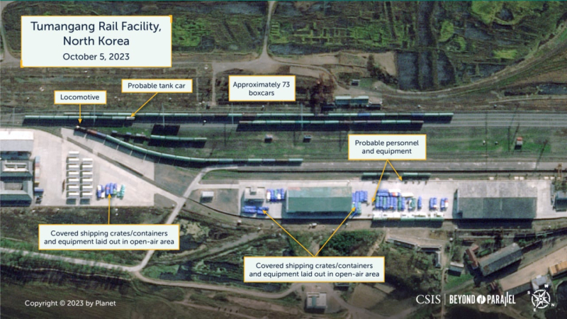 Dopo l'incontro di due dittatori. Il satellite registra un forte aumento del traffico ferroviario tra la RPDC e la Federazione Russa 