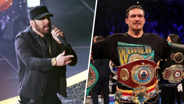 Voglio fare una foto con lui: Usyk ha incontrato Eminem in Arabia Saudita