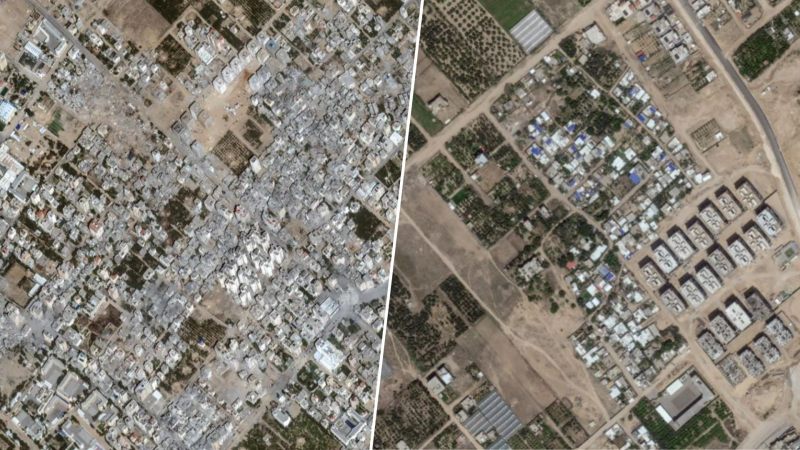 Che aspetto ha la distruzione su larga scala nella Striscia di Gaza: sono apparse nuove foto satellitari