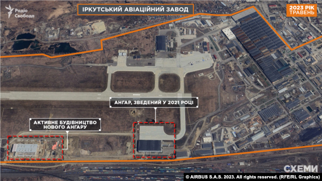 Caccia, UAV ed elicotteri: il satellite ha mostrato come la Federazione Russa sta costruendo fabbriche militari