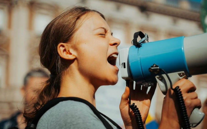 Greta Thunberg ha organizzato uno sciopero in solidarietà con la Palestina