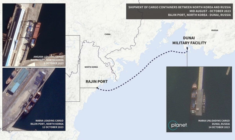 La Russia può trasportare armi dalla RPDC via nave per la guerra contro Ucraina: immagini satellitari