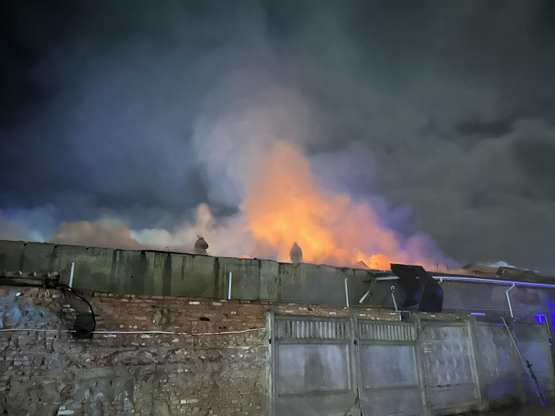 Incendio di grandi dimensioni nella regione di Vinnytsia: l'incendio si è esteso su un'area di 800 mq