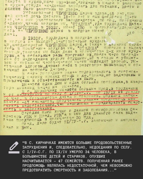 Dove sono i tuoi figli, perché li hai mangiati? I casi penali dell'era dell'URSS sono stati trasferiti al Museo Holodomor