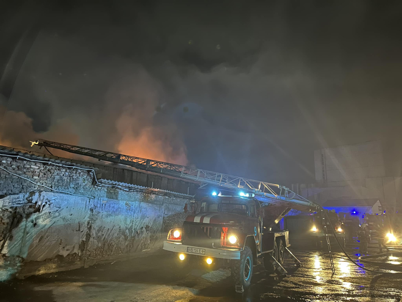 Incendio su vasta scala nella regione di Vinnytsia: l'incendio si è diffuso su un'area di 800 mq
