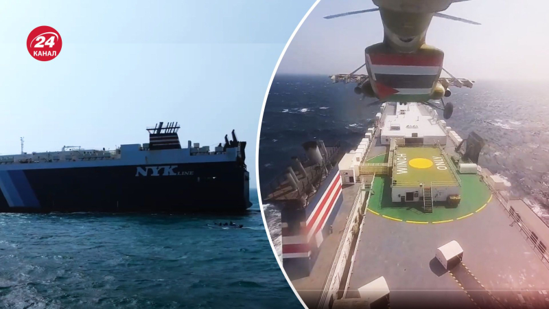 Yemeni Houthi da un un elicottero cattura una nave nel Mar Rosso: pubblicato il video dell'attacco
