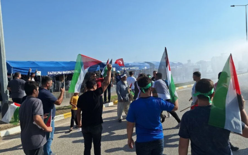 Manifestanti La base americana in Turchia è stata attaccata contro Israele - dettagli