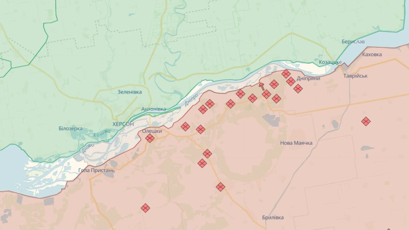 Le forze di difesa mantengono posizioni sulla riva sinistra del Dnepr: Stato maggiore sulla situazione nella regione di Kherson