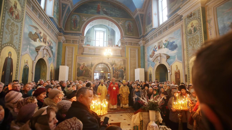 Per la prima volta in quasi 200 anni: una funzione religiosa si è tenuta in ucraino nella Cattedrale di San Nicola a Kremenets