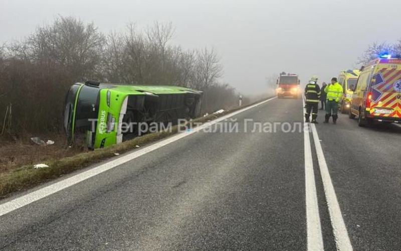 L'autobus ucraino è salito su un incidente in Slovacchia