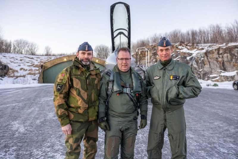 I primi F-16 atterrarono in Danimarca per addestrare i piloti dell'Armata Forze dell'Ucraina