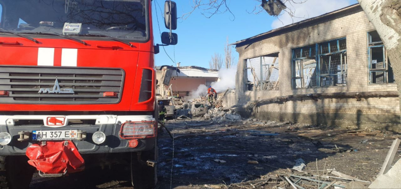 La Federazione Russa ha attaccato Konstantinovka dall'S-300, una scuola e un asilo sono stati danneggiati