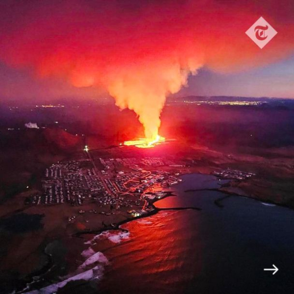 Un vulcano ha eruttato in Islanda - i residenti di una delle città sono stati evacuati (foto, video)