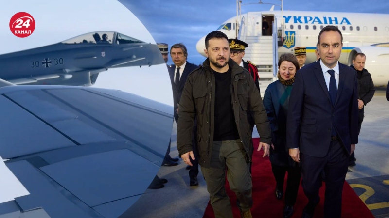 L'aereo di Zelenskyj diretto in Francia era accompagnato da caccia tedeschi : al presidente è stato mostrato un video