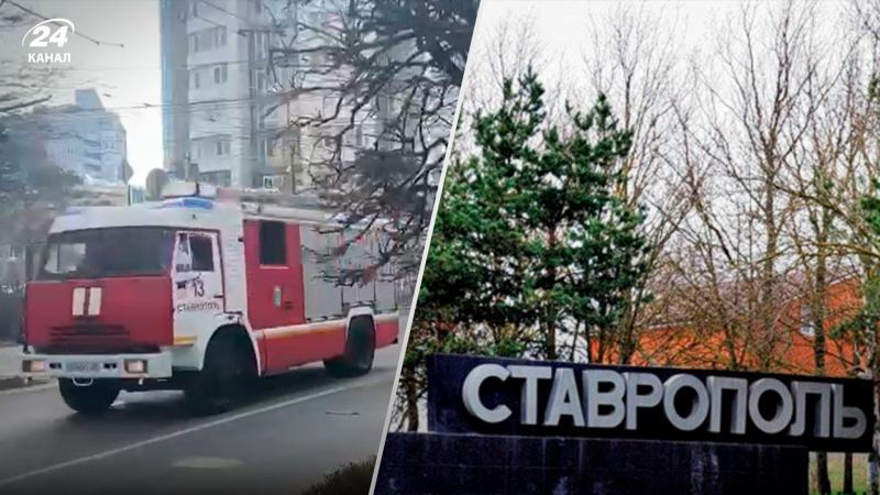 Un incendio è scoppiato in un'unità militare a Stavropol russa: stava bruciando il quartier generale nemico