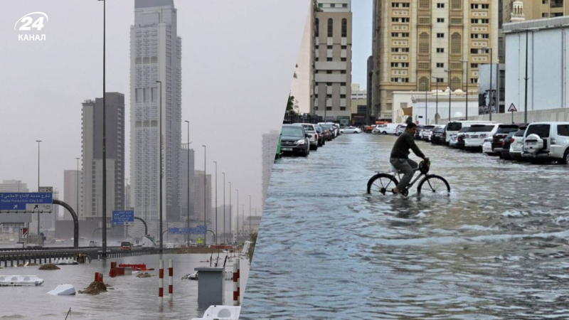 Gli Emirati Arabi Uniti sono stati allagati a causa di una forte tempesta : a Dubai le case sono andate sott'acqua