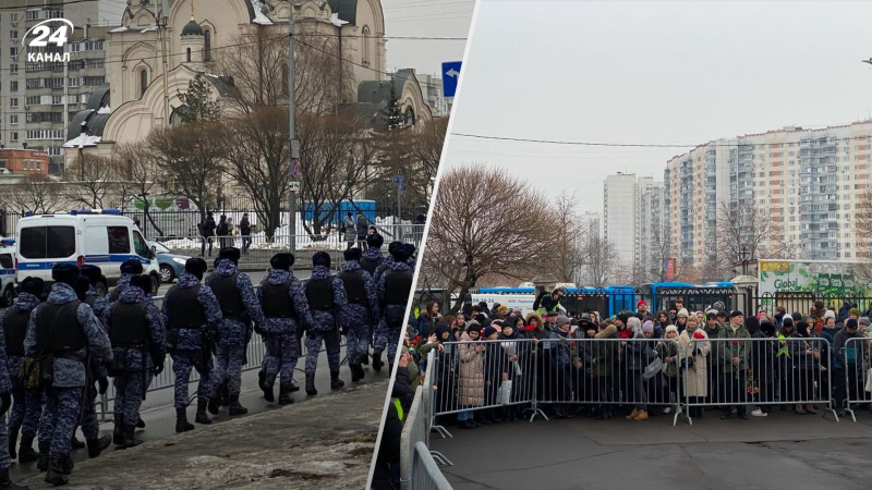 La Russia dice addio a Navalny: ci sono molte forze di sicurezza in giro, persone perquisite, cecchini sono stati avvistati