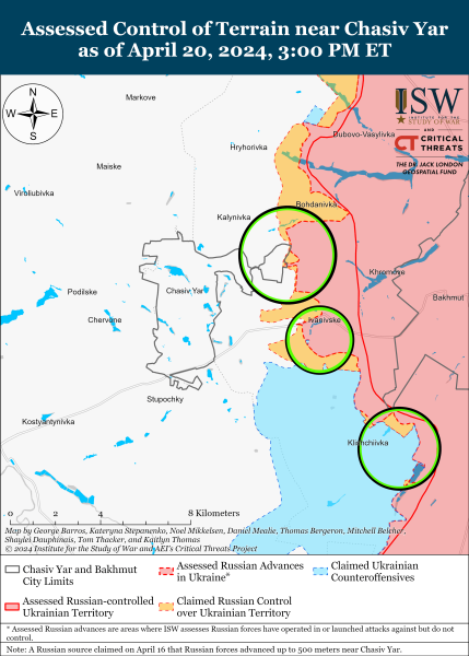 Mappa delle operazioni militari per il 21 aprile 2024 - la situazione al fronte