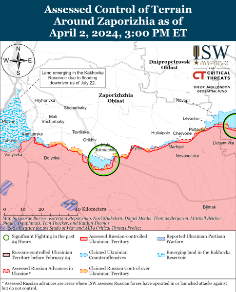 Mappa delle operazioni militari per il 3 aprile 2024 - la situazione al fronte