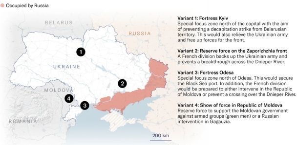  L'esercito francese in Ucraina: la pubblicazione svizzera elenca 4 principali scenari di schieramento