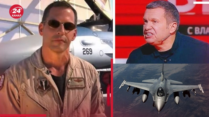 Soloviev ha parlato dell'intervista di Channel 24 con il pilota dell'F-16: cosa ha fatto incazzare il propagandista