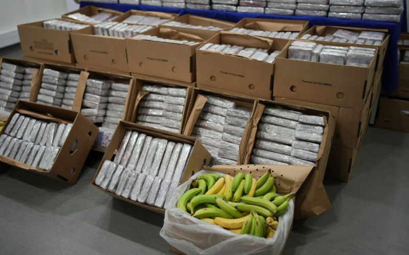 Le banane sono state portate in tedesco supermercati con cocaina