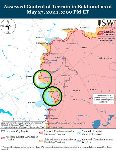 Mappa delle operazioni militari del 28 maggio 2024 - la situazione al fronte