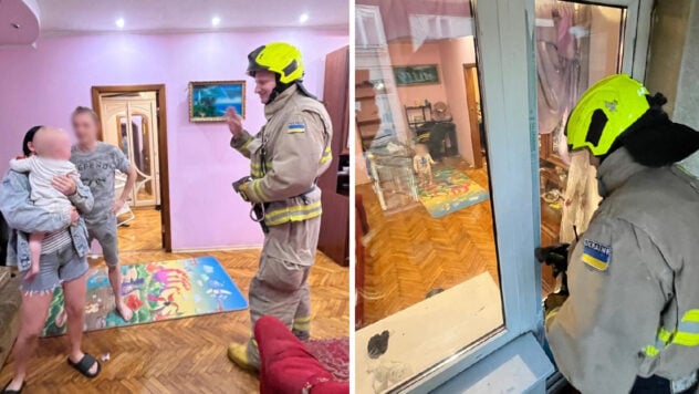 La porta si è chiusa automaticamente: a Ivano-Frankivsk, i soccorritori hanno salvato un bambino da un appartamento chiuso