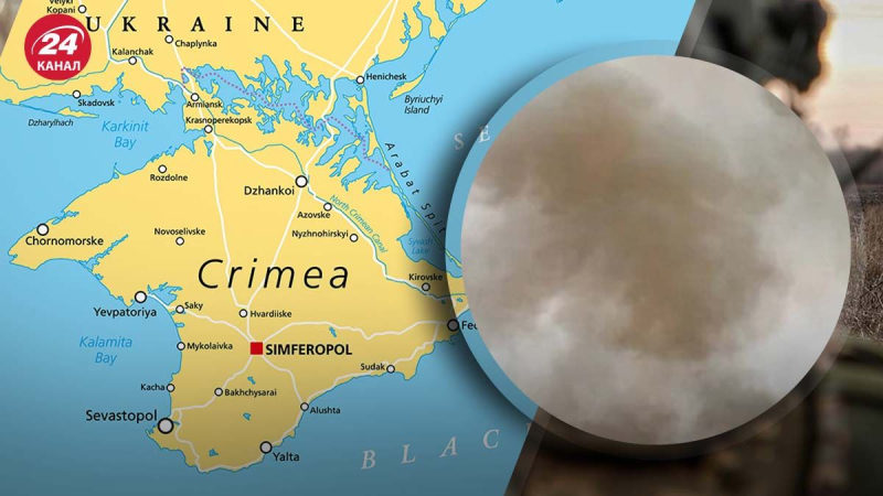 Dopo la notte di fuoco: gli occupanti hanno affermato che la Crimea era stata attaccata da droni marini