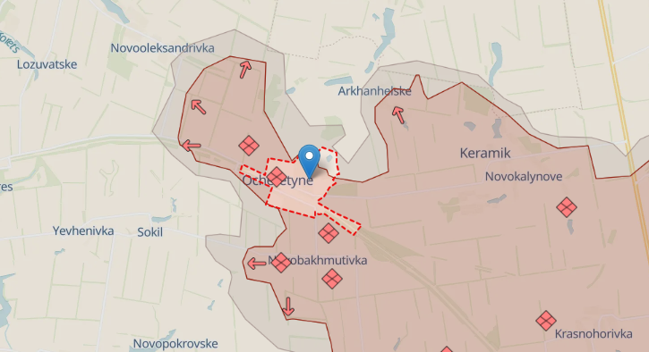 Le truppe russe sono riuscite a prendere piede a Ocheretino, continuano i pesanti combattimenti — OSGV Khortitsa