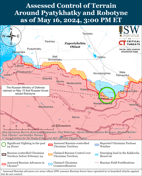 Mappa delle operazioni militari per il 17 maggio 2024 - situazione al fronte 