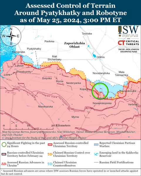 Mappa delle operazioni militari del 26 maggio 2024 - situazione al fronte 