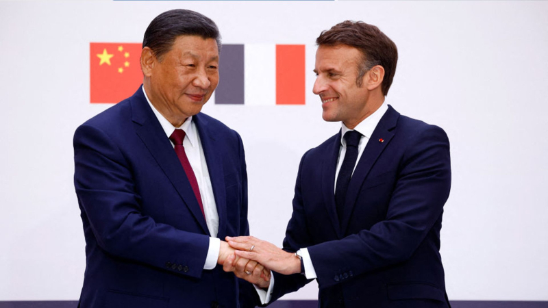 Macron ha accolto con favore l'impegno della Cina ad 