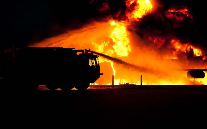 B C'è stato un incendio nell'edificio amministrativo di uno dei quartieri di Mosca