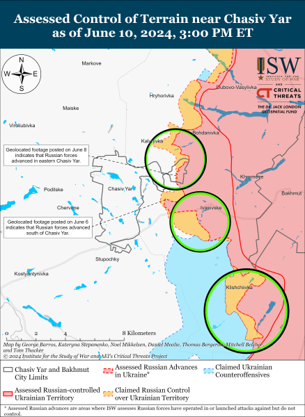 Mappa delle operazioni militari per l'11 giugno 2024 - situazione al fronte 