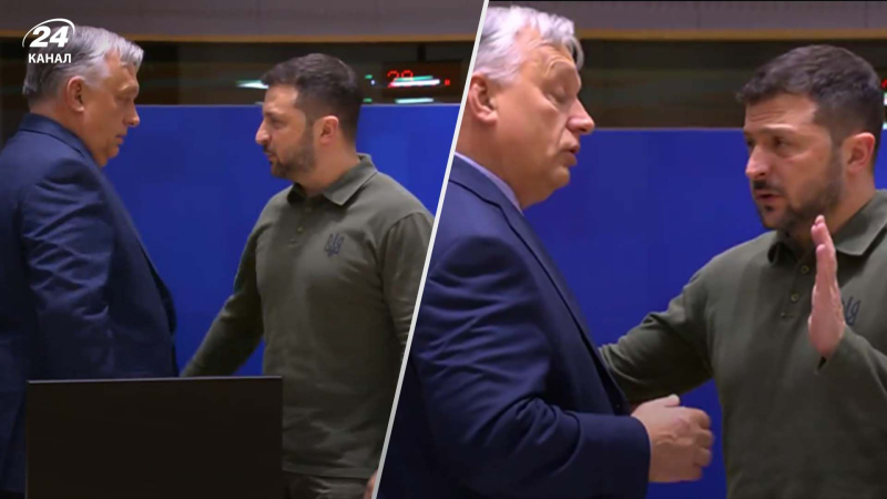 Zelenskyj e Orban hanno avuto una discussione emozionante prima della riunione del Consiglio europeo: il momento è stato ripreso in video